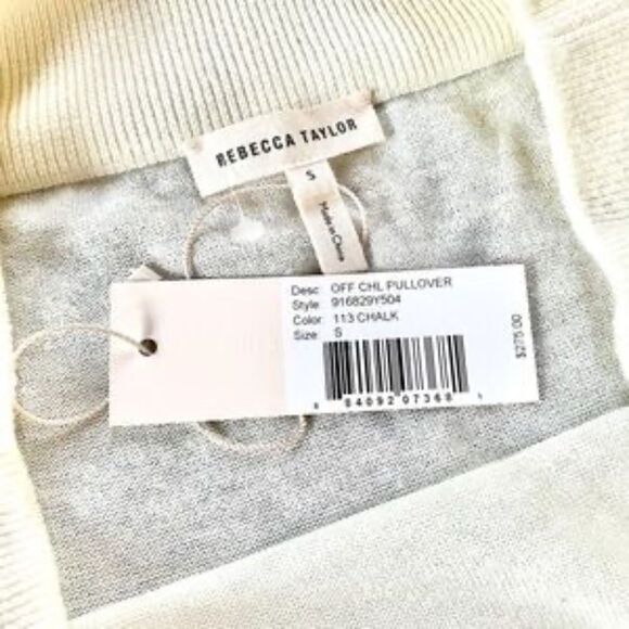 ✨NWT! Rebecca Taylor Off the Shoulder Sweater - Picture 6 of 6